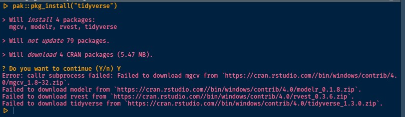 pak::pkg_install() doesn't work but the install.packages() does · Issue ...