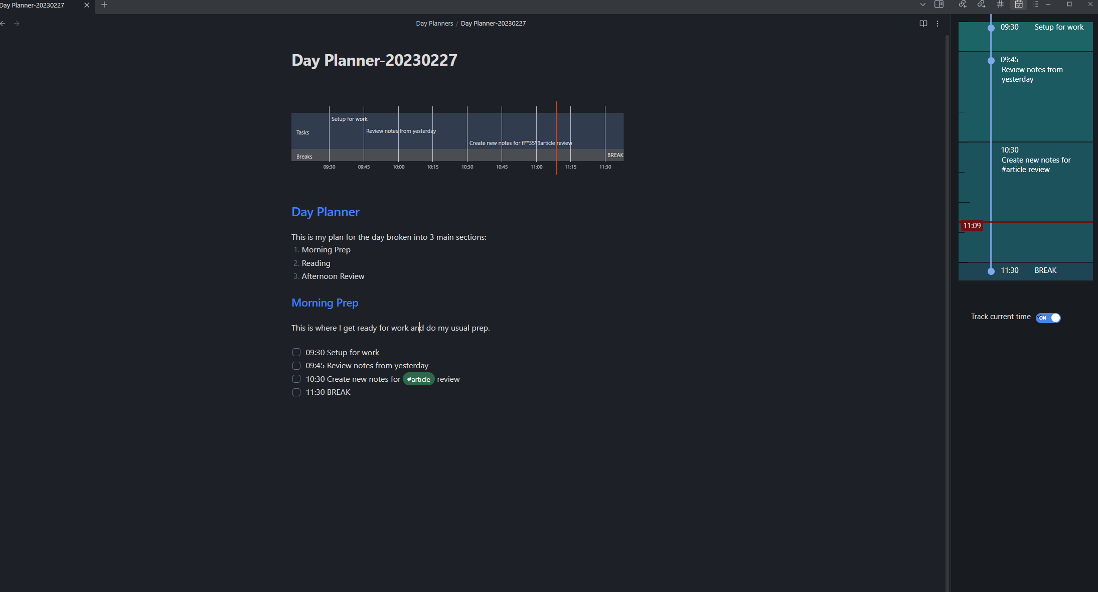 Timeline view wont open · Issue 90 · ivanlednev/obsidiandayplanner