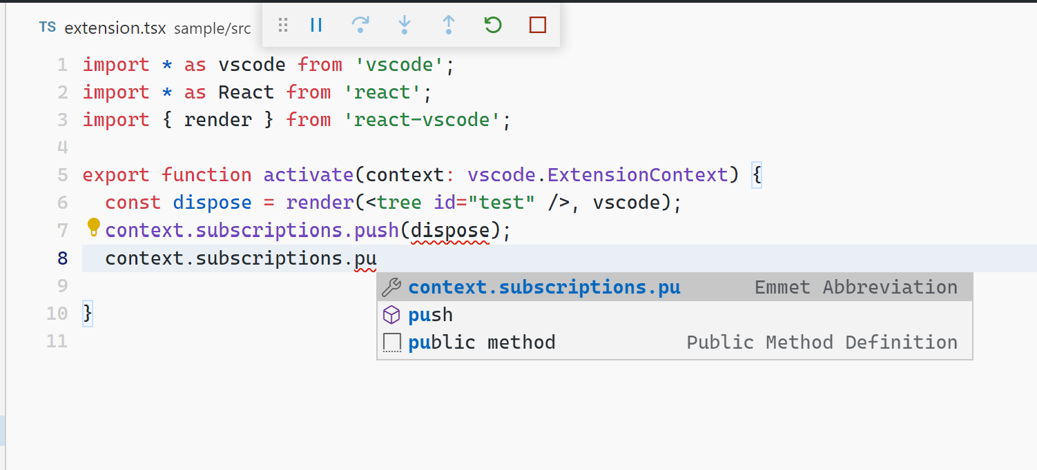 Emmet suggestions are too aggressive on tsx files · Issue #111245 ...