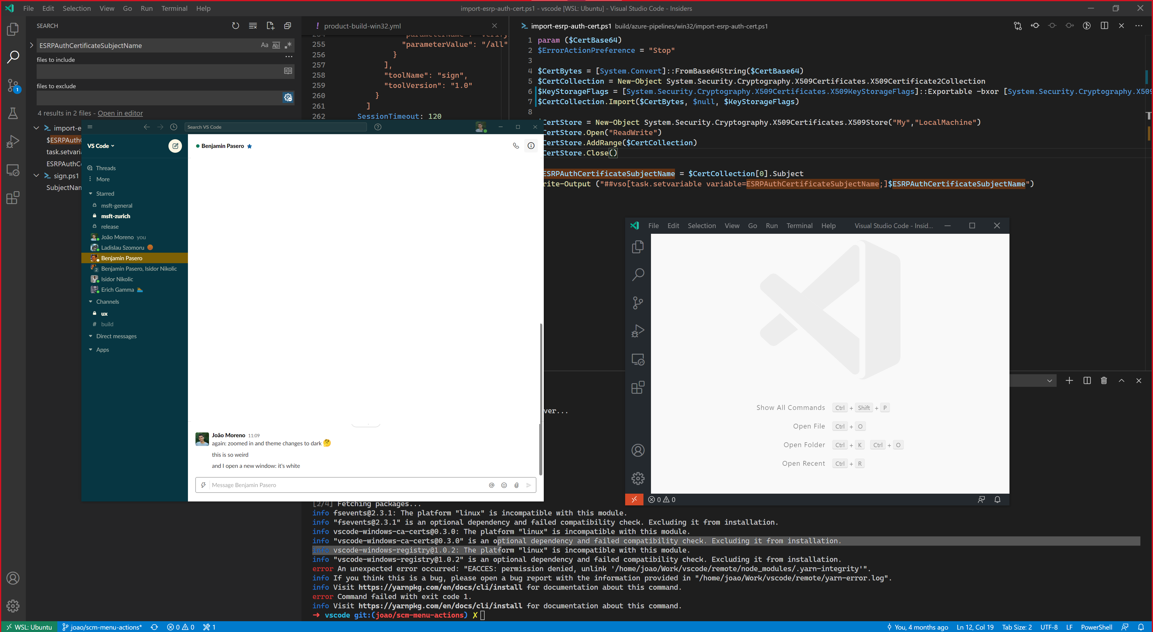 Theme switches to Dark+ when zooming in · Issue #115740 · microsoft ...