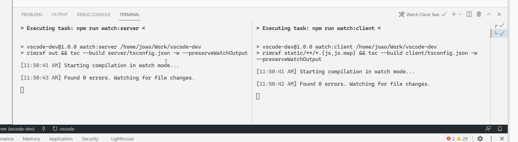 Stuck active terminal indicator · Issue #128301 · microsoft/vscode · GitHub
