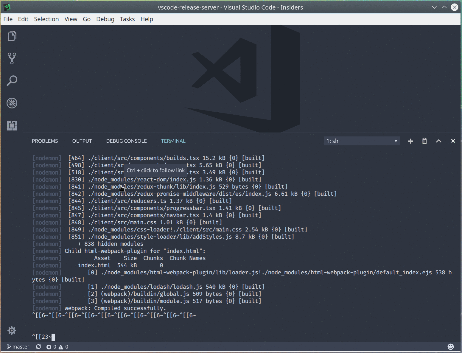 Link clicking doesn't work in Terminal, in mouse mode · Issue #35484 ...