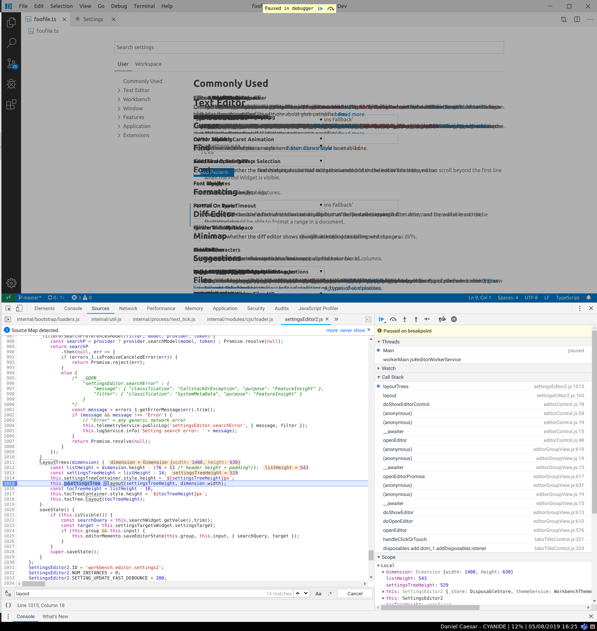 Perf: Settings editor renders all tree elements at once · Issue #78505 ...