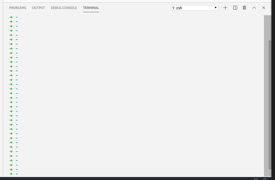 Terminal has strange grey bar over scrollbar · Issue #83411 · microsoft ...