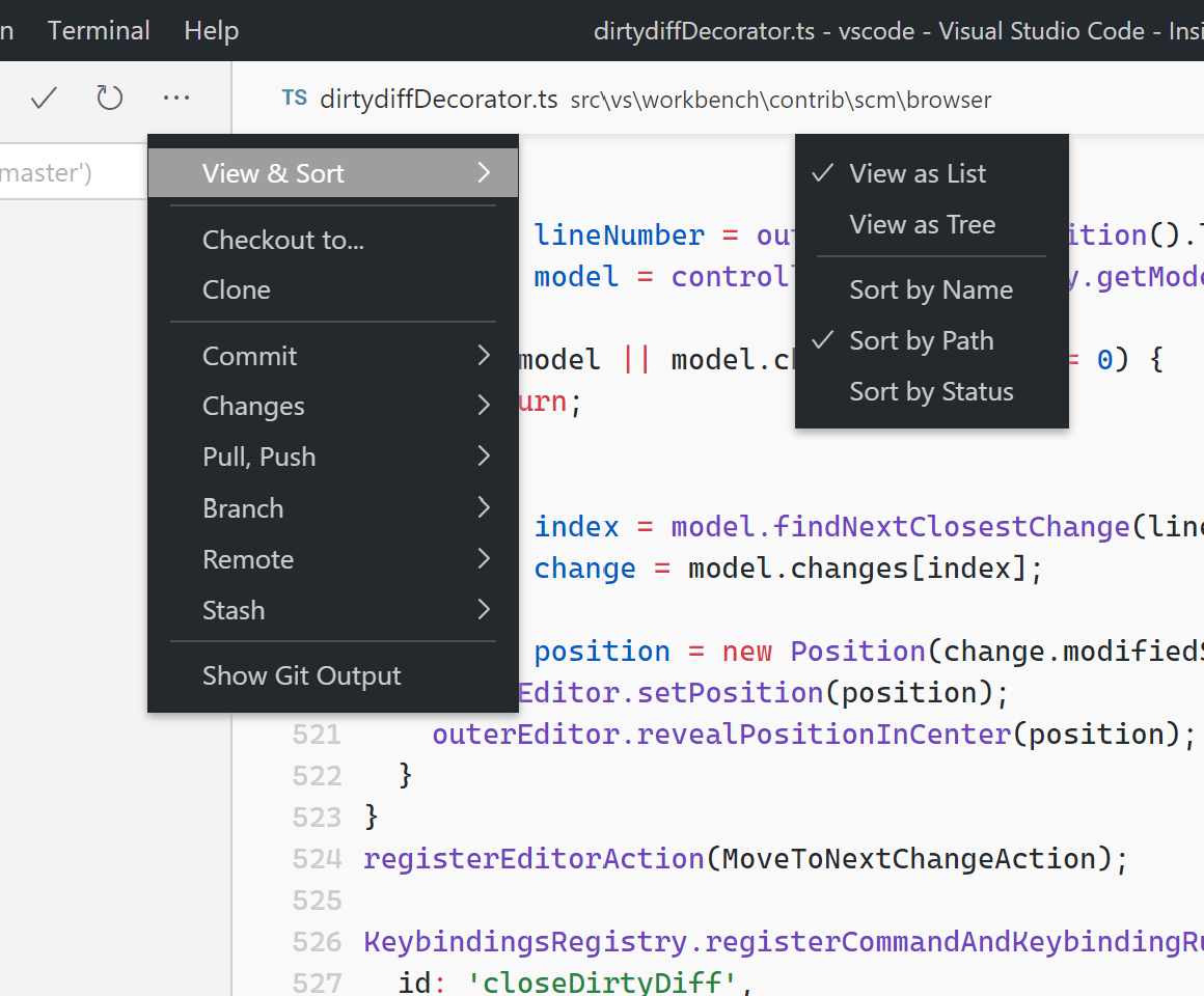 Submenu positioning broken · Issue #103815 · microsoft/vscode · GitHub