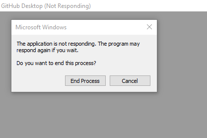 microsoft windows this application is not responding