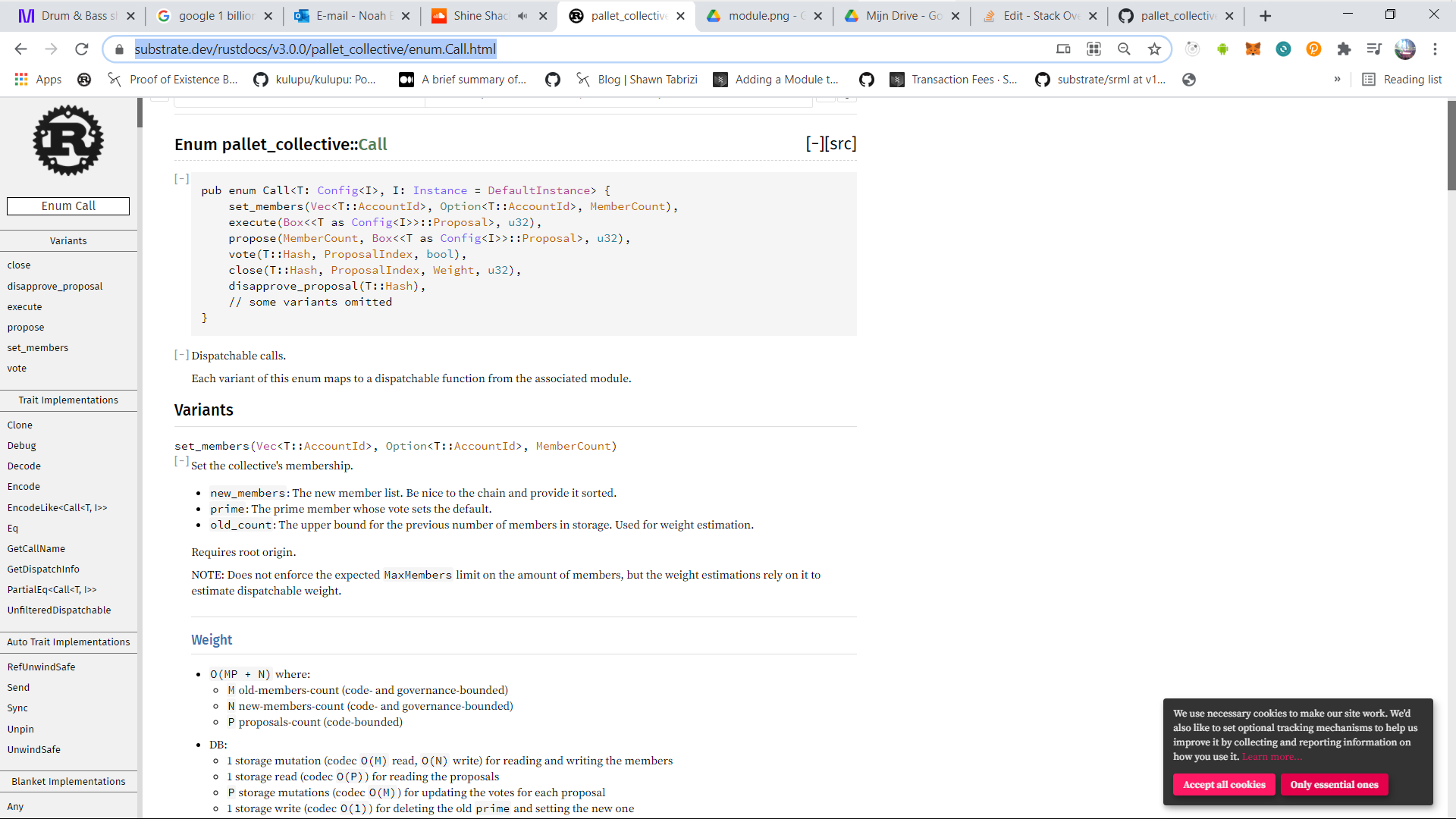 pallet_collective set members not found in the module or Config · Issue ...