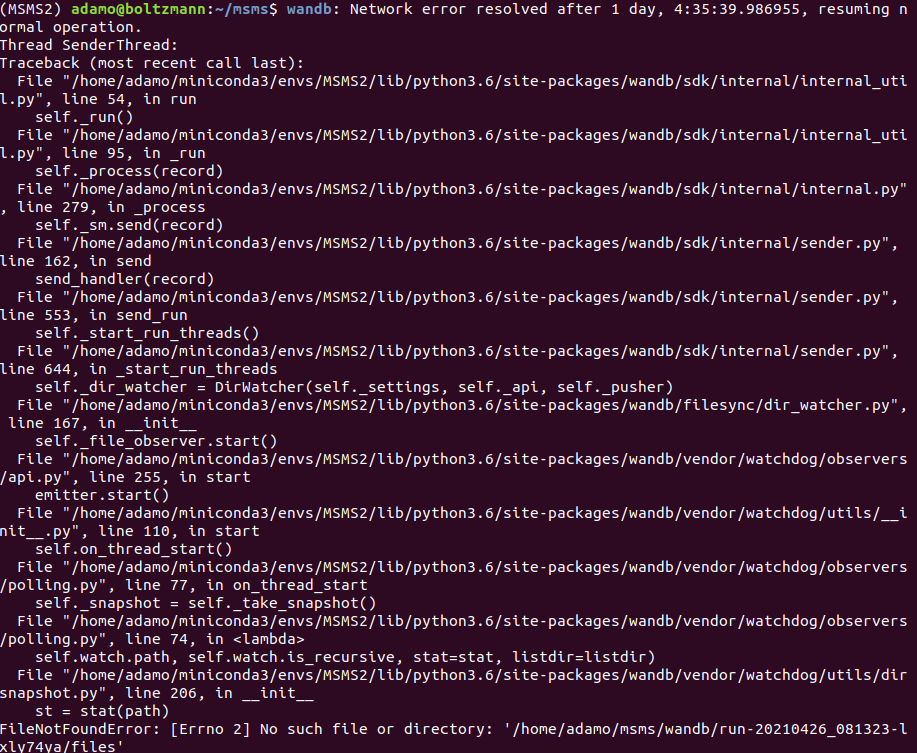 Can't resolve Error 1062 · Issue #2112 · wandb/wandb · GitHub