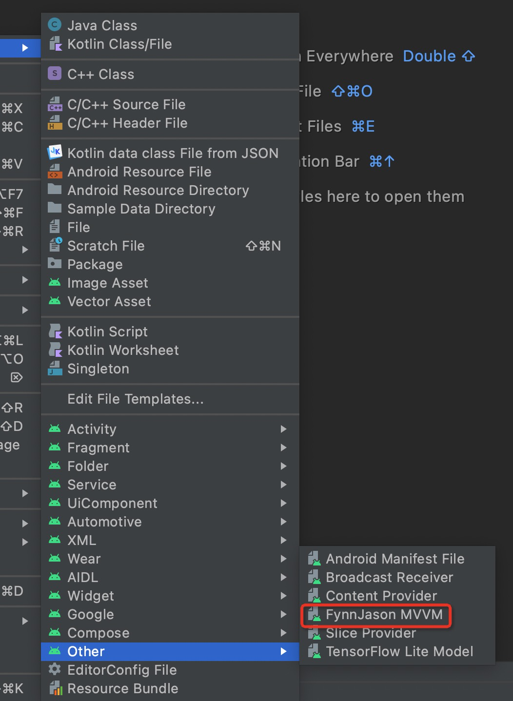 GitHub - FynnJason/mvvm_plugin: MVVM架构插件，可以一键生成Activity和Fragment代码 · GitHub