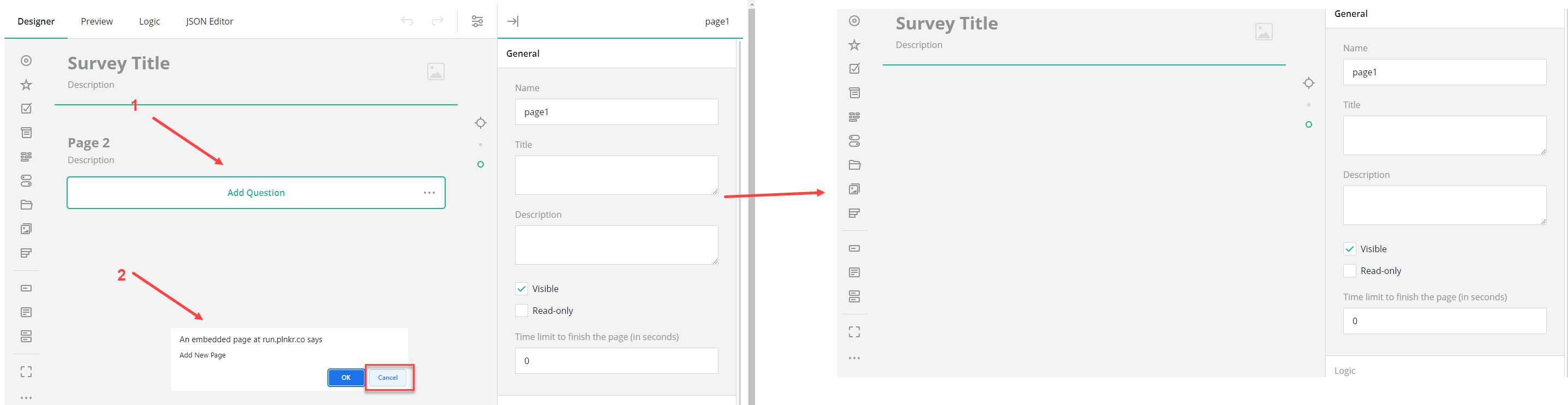 In 'byPage' edit mode, deleting a page in the `onPageAdded` event doesn ...