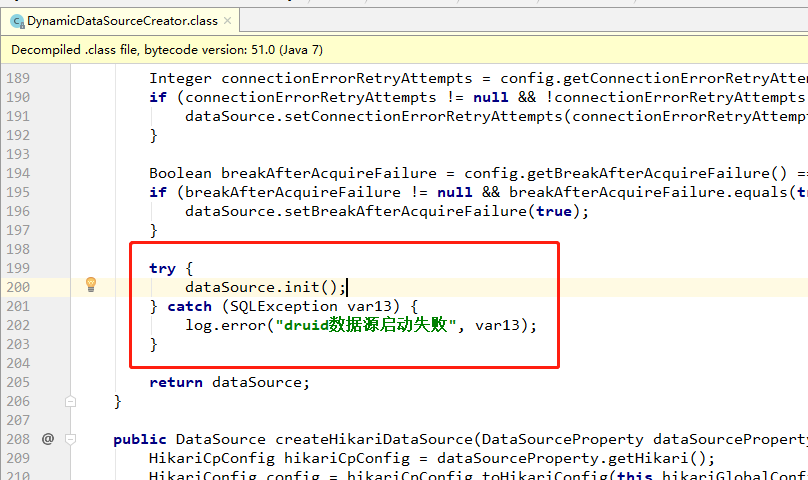 添加druid的数据源，不能获取创建连接是否成功 · Issue #67 · baomidou/dynamic-datasource · GitHub