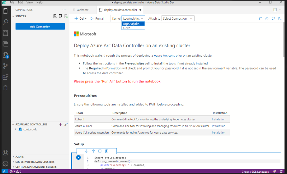 Notebook won't run due to Kernel dropdown having wrong values · Issue ...