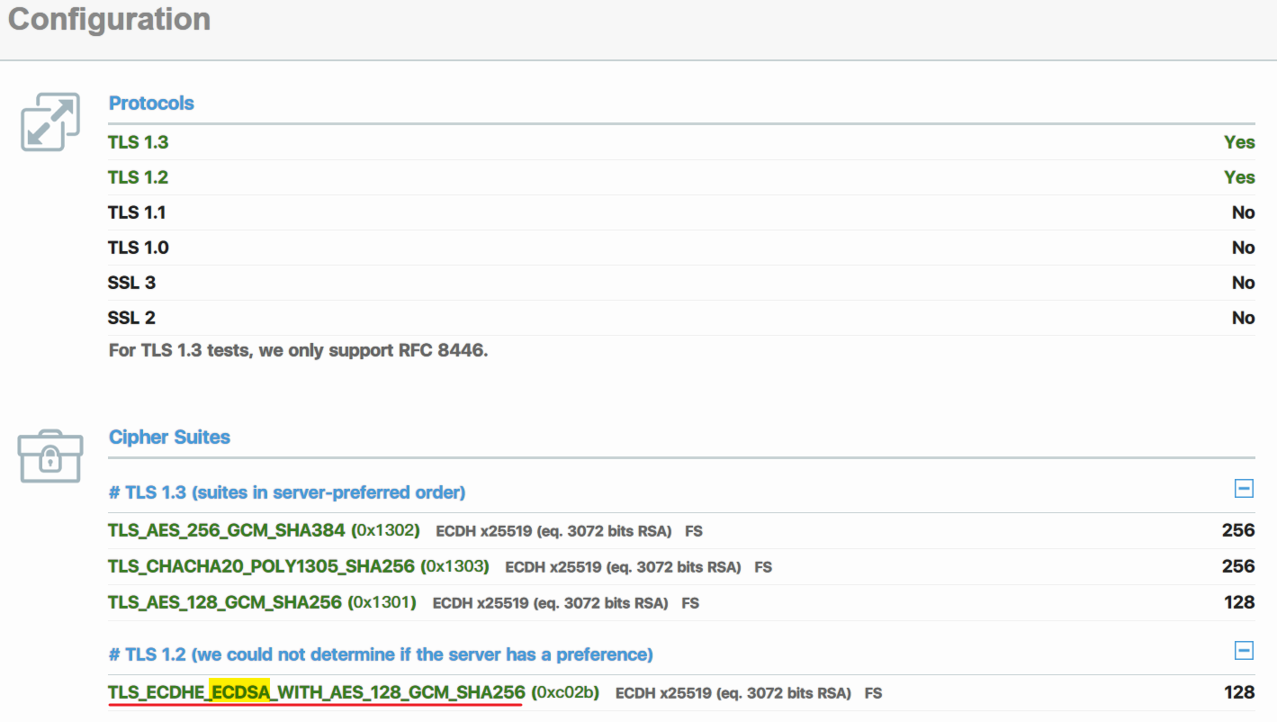 [Request] Client and Server Manager support ECDSA certificates · Issue ...