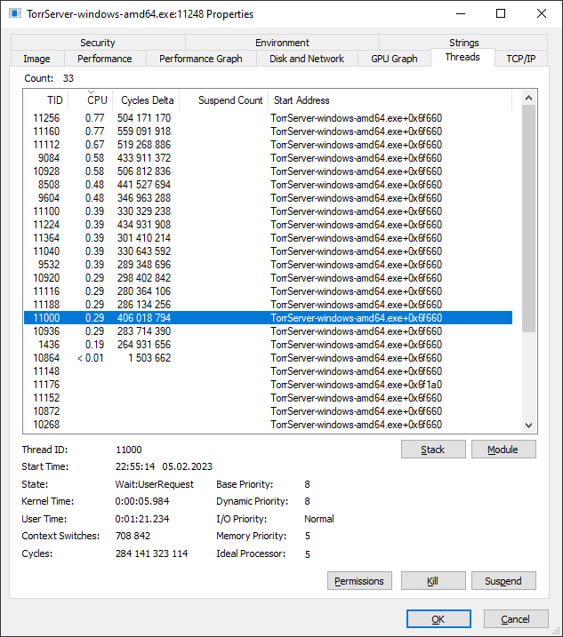 TorrServer consumes CPU constantly on Windows 10 x64 after torrent ...