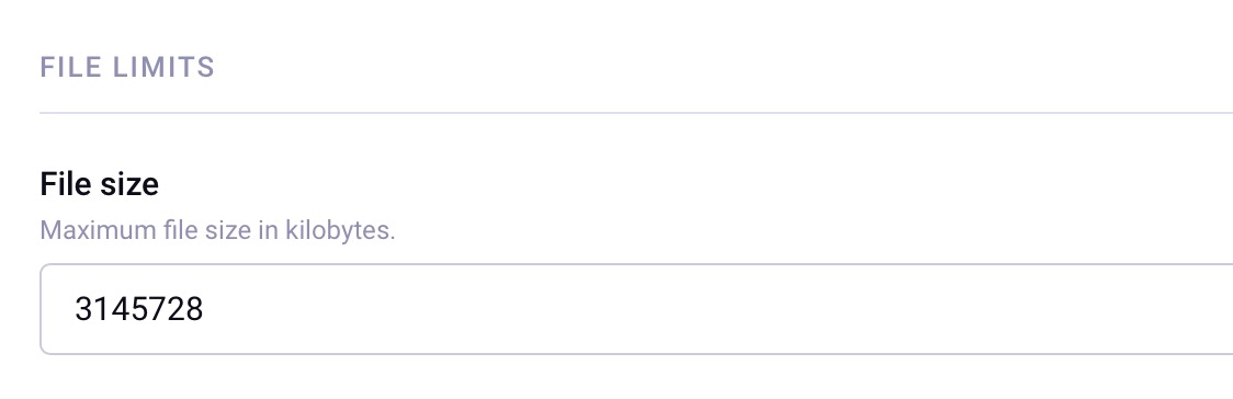 [Assets] Files > Upload Directories > Edit Upload Directory: File ...