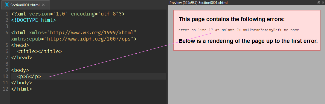 Error in preview window after css injection · Issue #489 · Sigil-Ebook ...