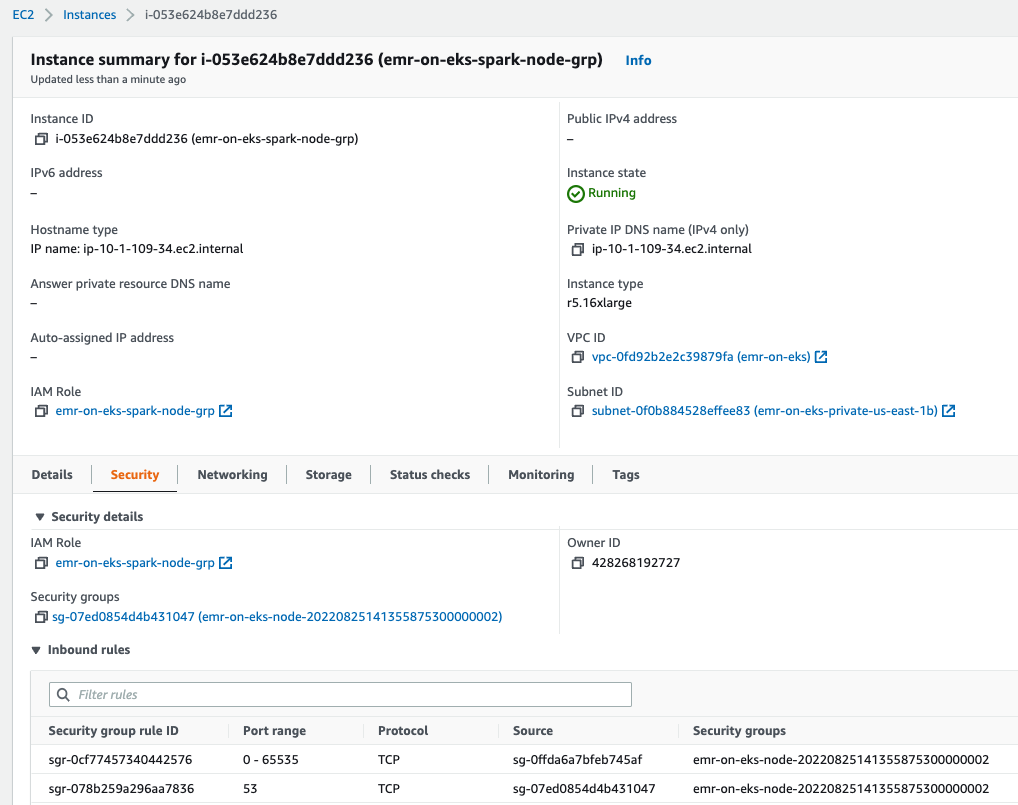EMR on EKS Terraform Blueprint not working with EMR Studio · Issue 925