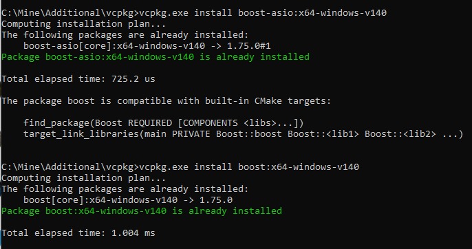 Visual Studio with vcpkg doesn't recognize custom triplet installed ...