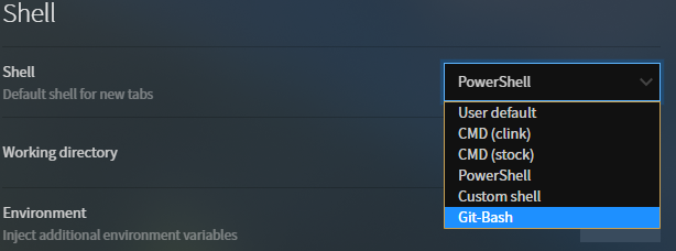 PowerShell Core not listed in available shells · Issue #519 · Eugeny ...
