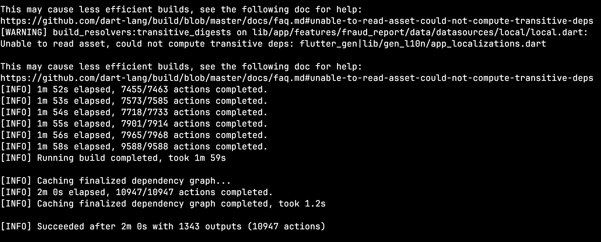 AssetNotFoundException on latest release · Issue 3565 · dartlang