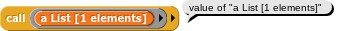 (call {ring (a List [1 elements])}) -> value of "a List [1 elements]"