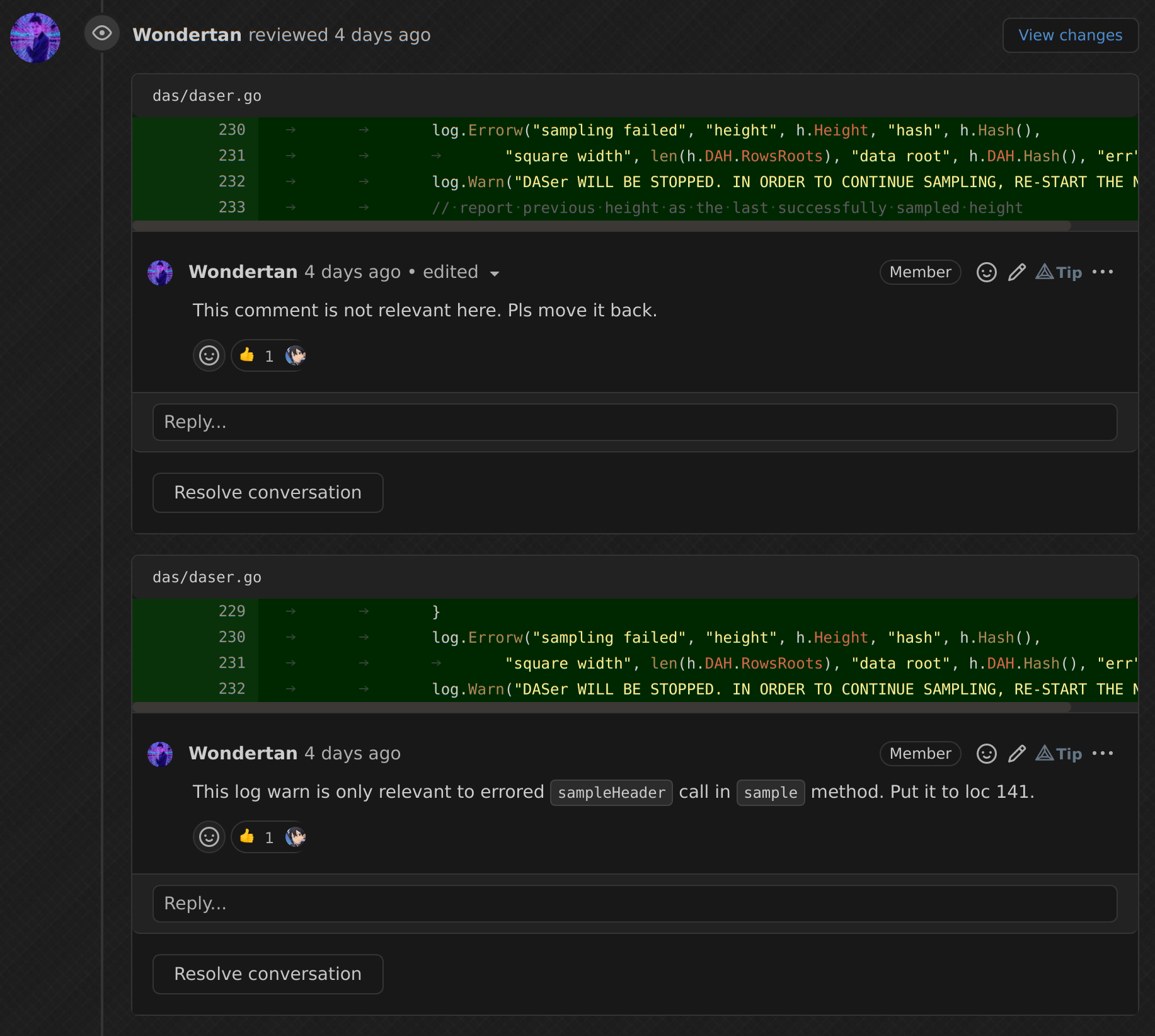 Das Fix Remaining Comments On 849 Issue 869 Celestiaorg Celestia Das Fix Remaining Comments On 849 Issue 869 Celestiaorg Celestia