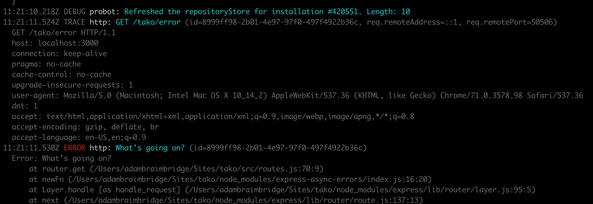 Express returns a 404 on errors · Issue #75 · Financial-Times/tako · GitHub