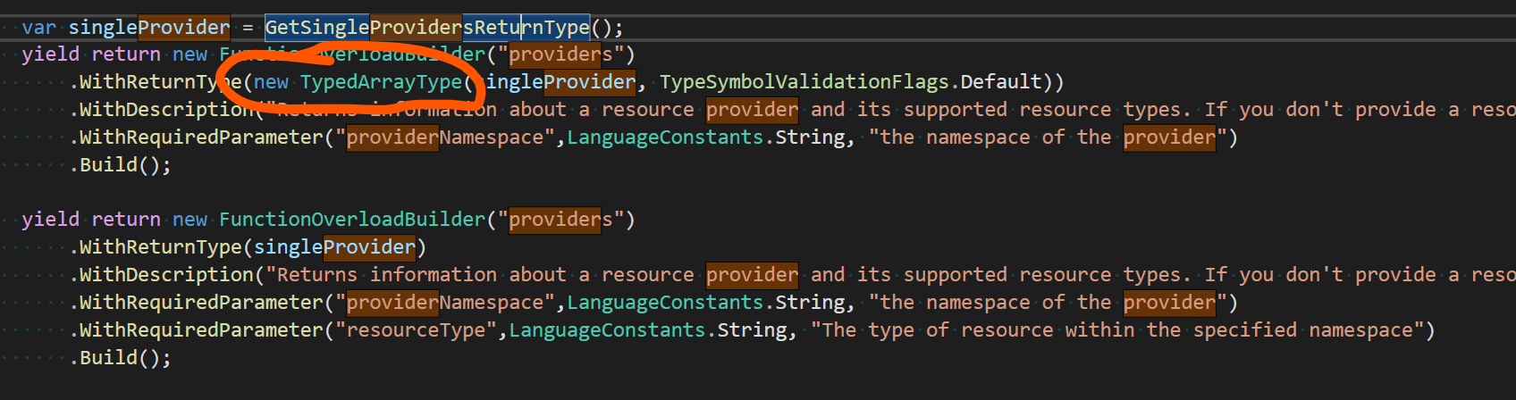 Wrong return type on one of the az.providers() overloads · Issue #2009 ...