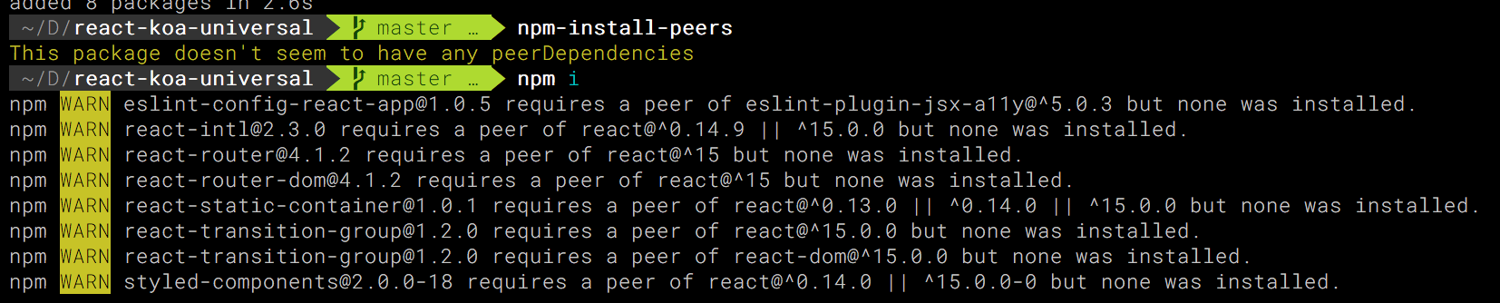 doesn't work · Issue #15 · spatie/npm-install-peers · GitHub