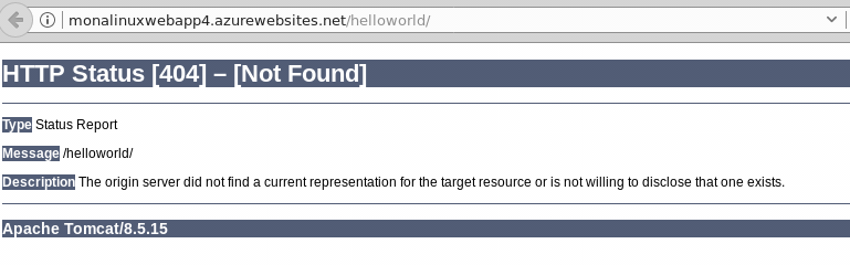 [Eclipse]Publish to Linux WebApp: the web page display 404[Linux ...
