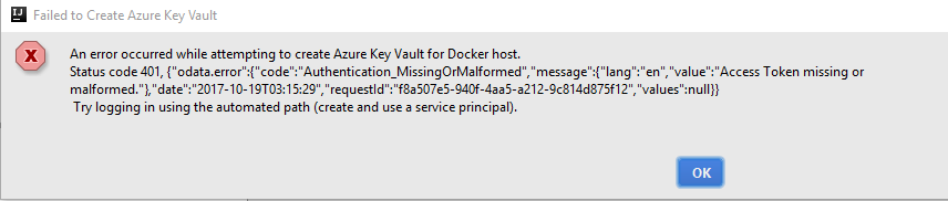 Can't create key vault when Device login · Issue #1138 · microsoft ...