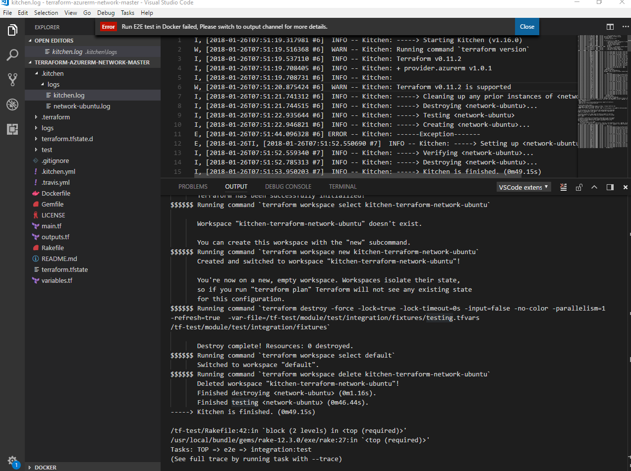 Run E2E test(local) in Docker failed · Issue #63 · Azure/vscode ...
