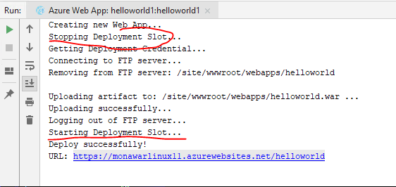 Wrong console log when deploying to a new Linux Web App · Issue #2154 ...