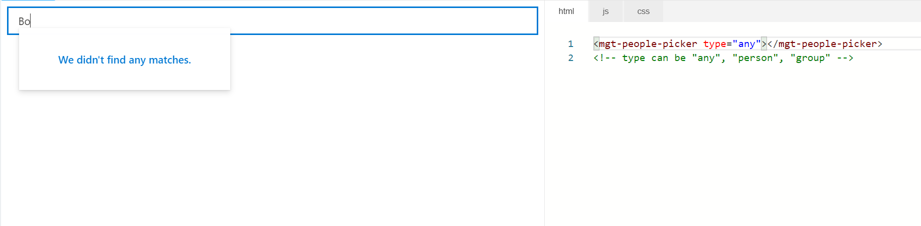Search in people-picker with type="any" not behaving as expected [BUG ...