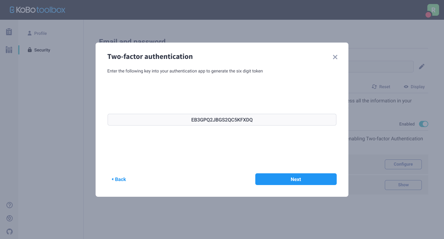 2FA Designs · Issue #3552 · kobotoolbox/kpi · GitHub