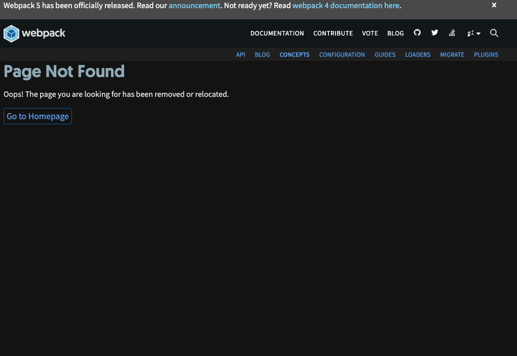 Print link isn't working · Issue #4083 · webpack/webpack.js.org · GitHub