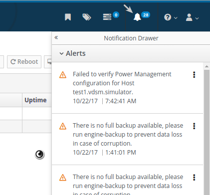 Rfe Open Notification Drawer Should Highlight The Notifications