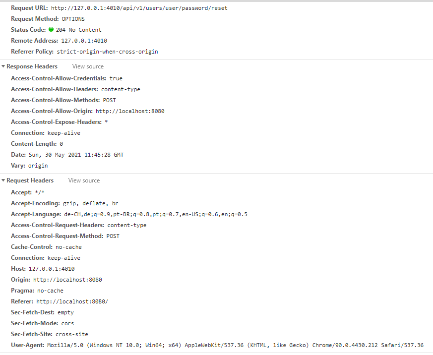 origin xx has been blocked by CORS policy The 'AccessControlAllow
