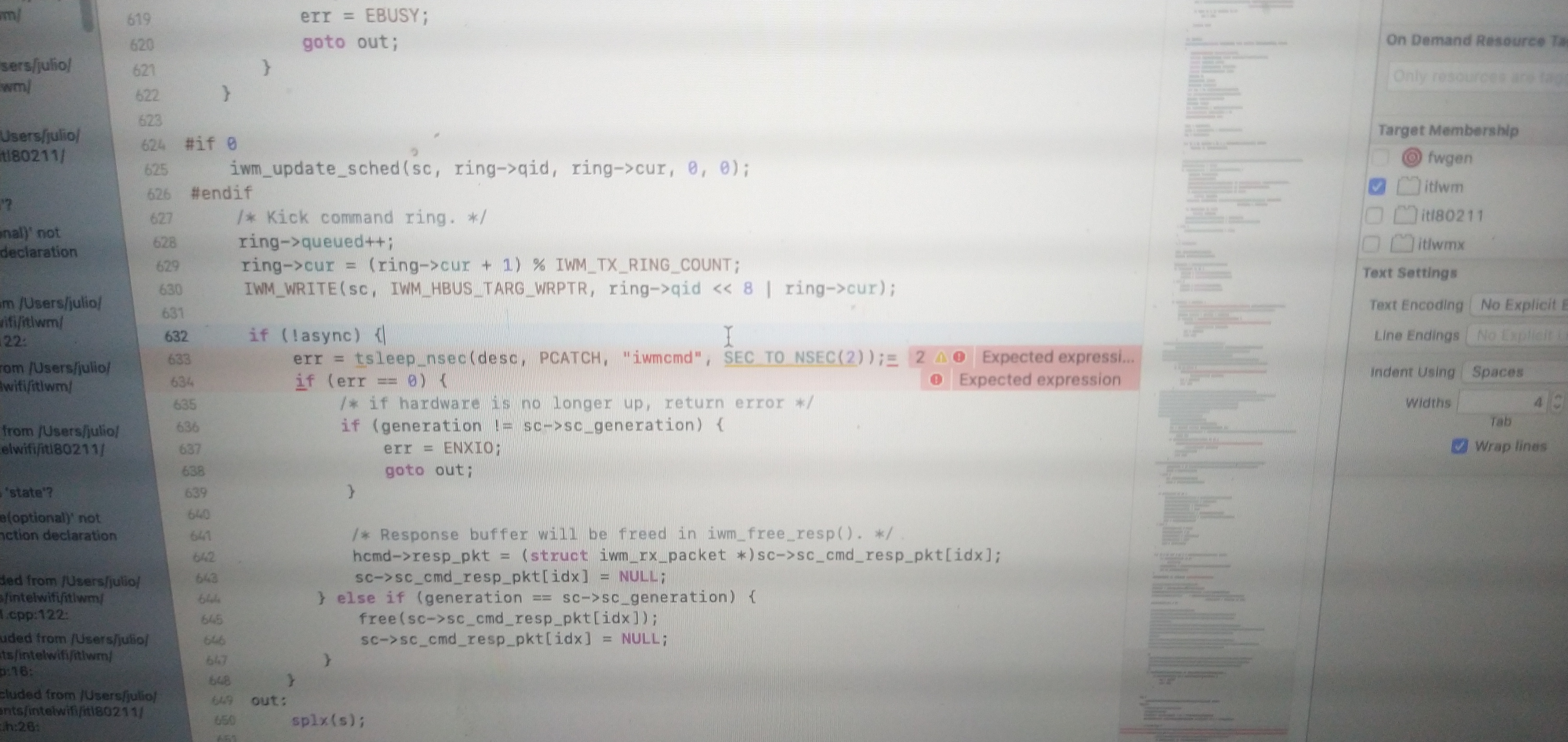 Code issue · Issue #82 · OpenIntelWireless/itlwm · GitHub