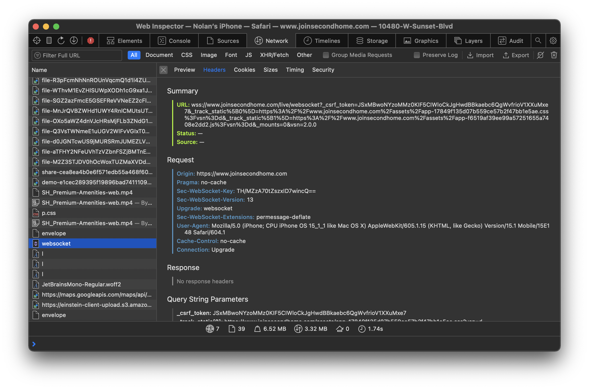 Liveview infinite reloading due to websocket unable to connect issue