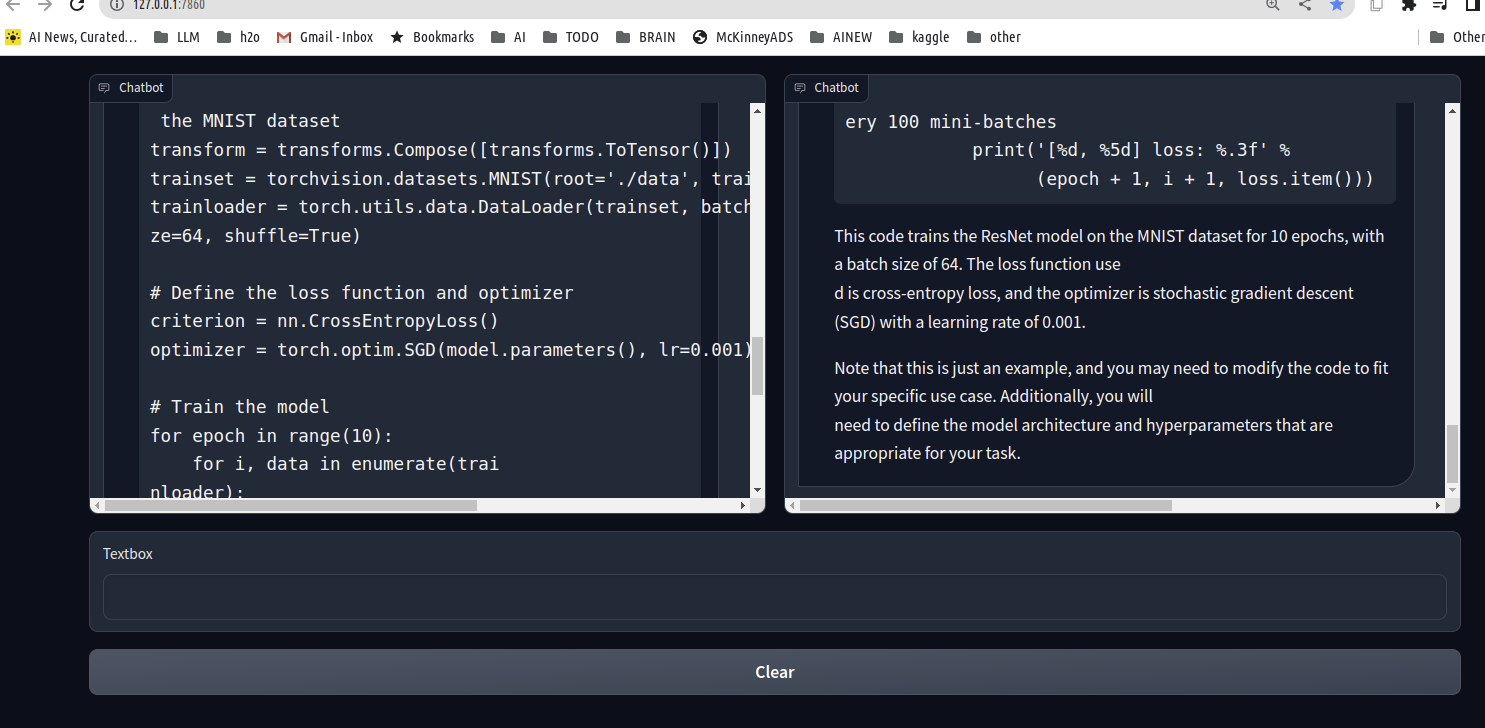code blocks run outside box in `gr.Chatbot` · Issue 4990 · gradioapp