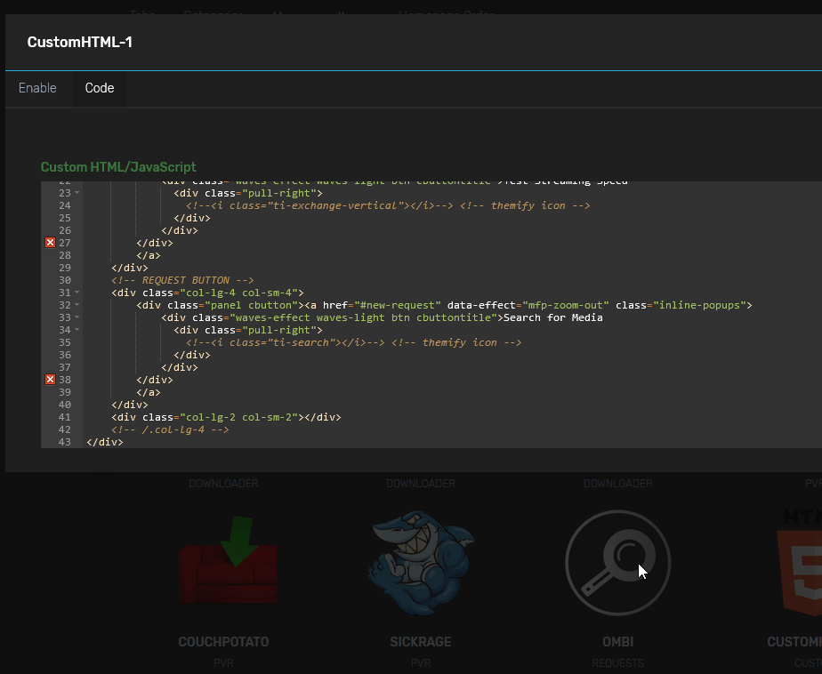 Custom HTML Tooltips Display Issue · Issue #1004 · causefx/Organizr ...