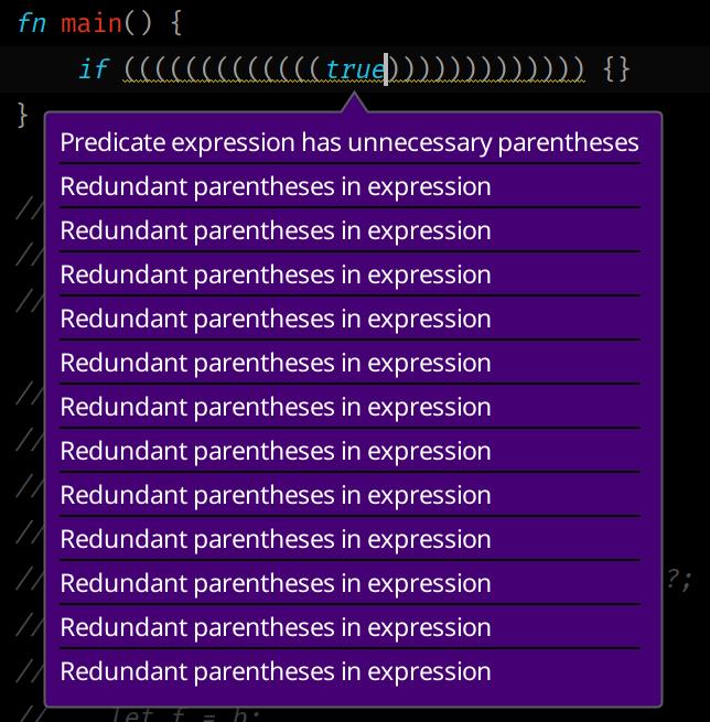 Duplicate warnings about redundant parentheses · Issue #3229 · intellij ...