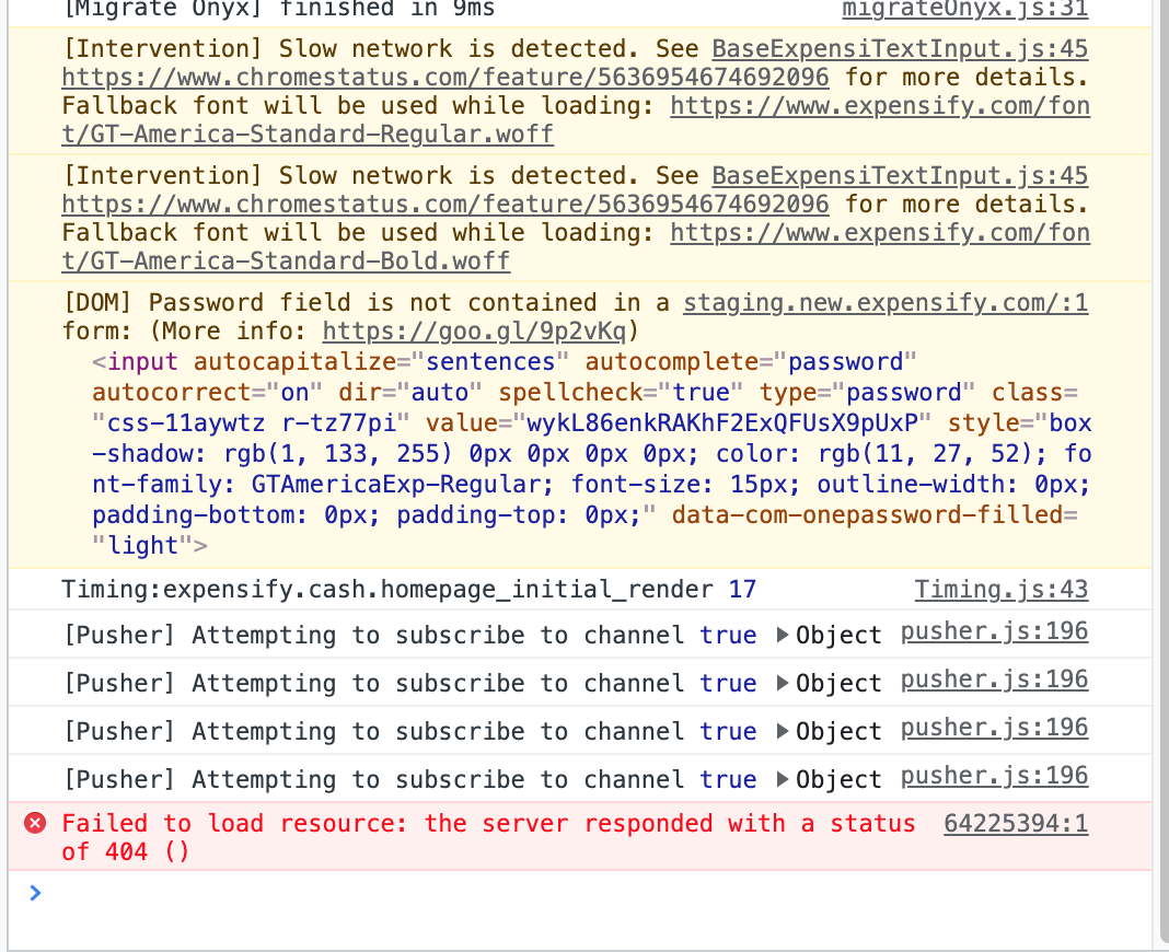 Blank screen displayed after login · Issue #5305 · Expensify/App · GitHub