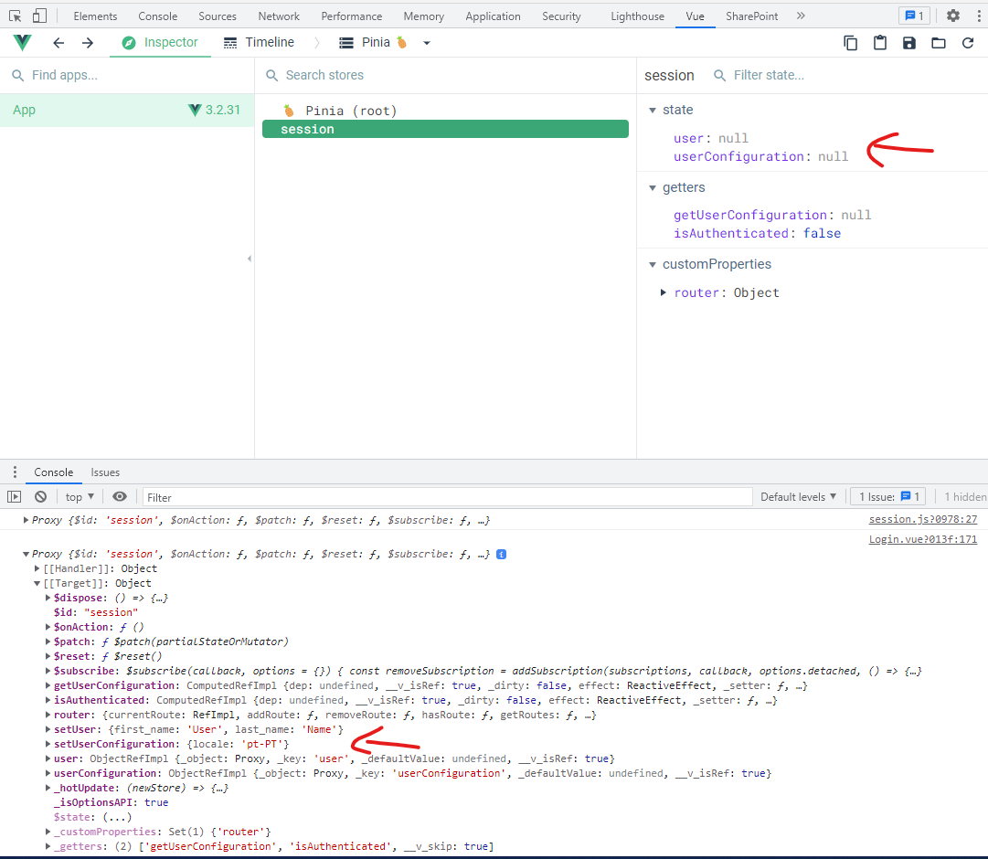 Quasar CLI + webpack v3.4.5 + Pinia outside component not working ...