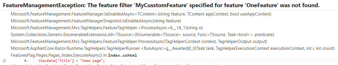 Don't throw an exception if a filter is not found · Issue #381 · Azure ...