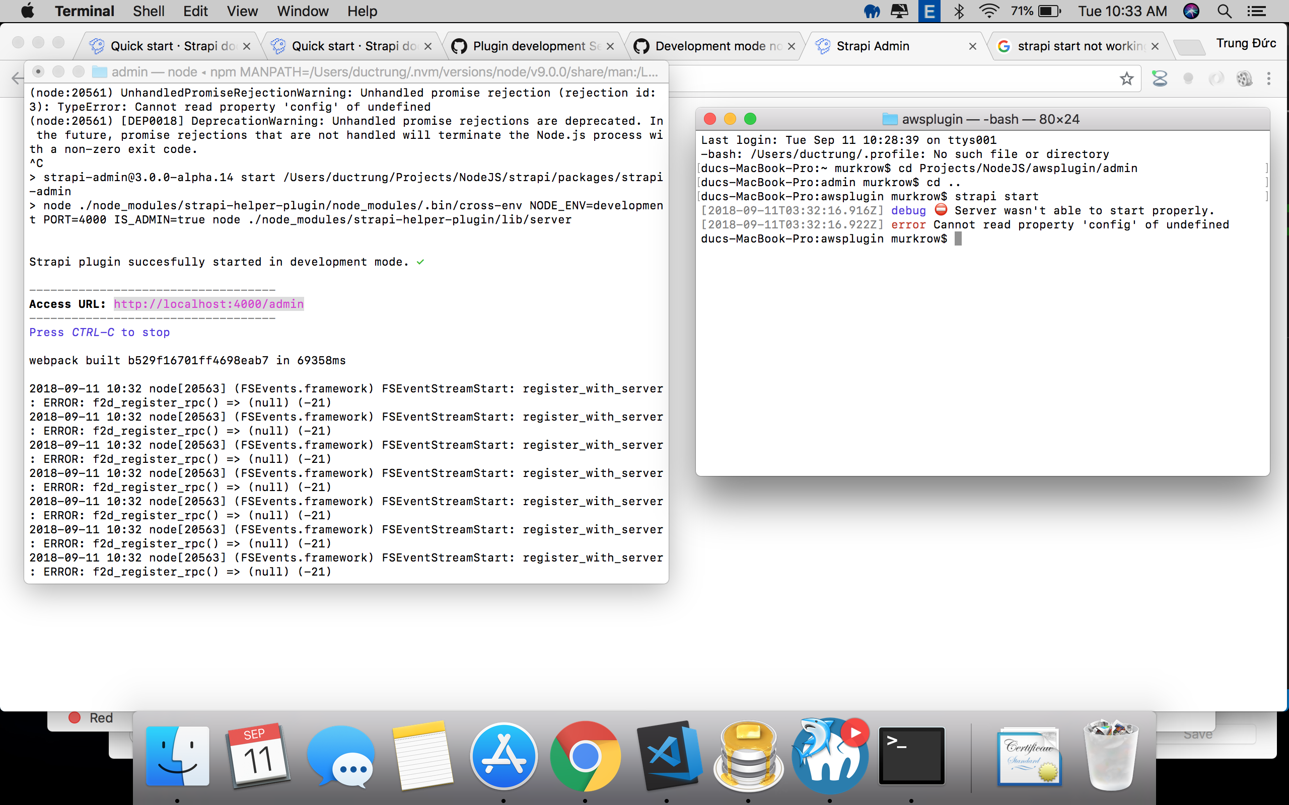 Development server cannot start · Issue #1930 · strapi/strapi · GitHub