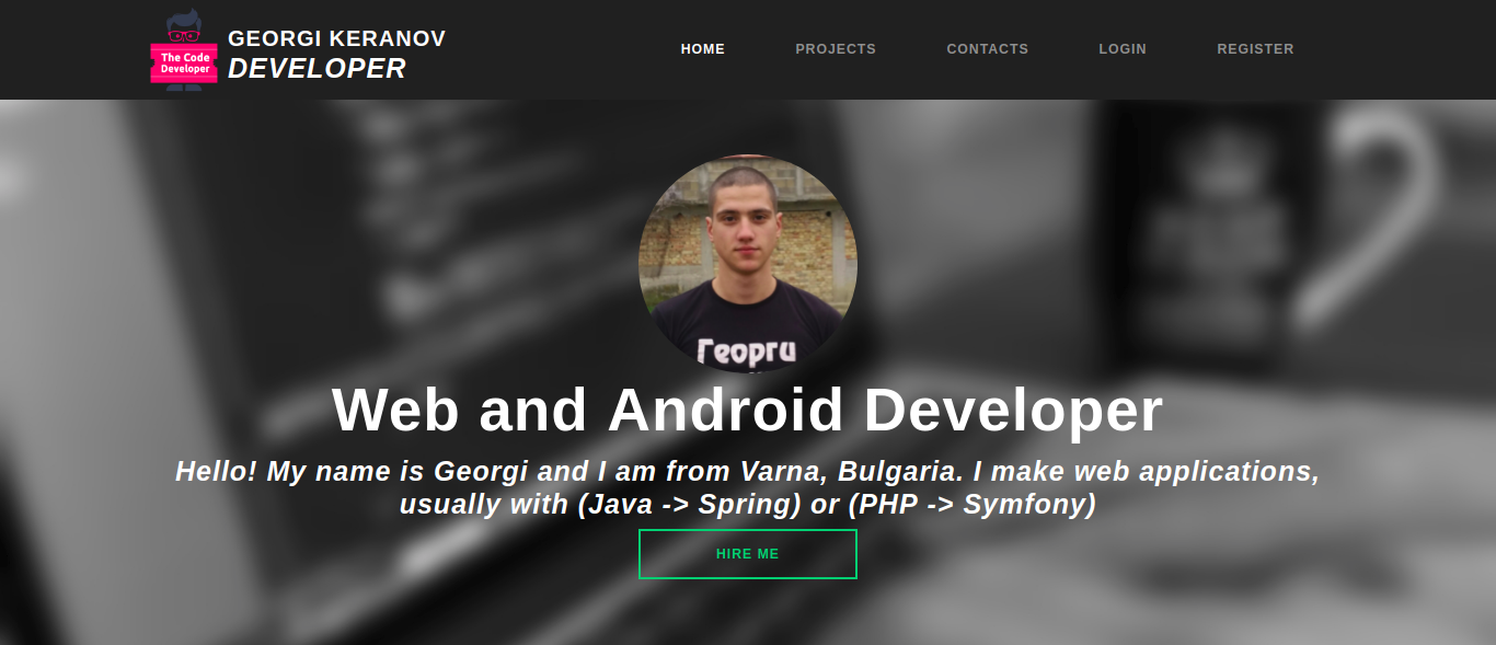 GitHub - GeorgiKeranov/georgi-keranov-site: Custom CMS built with ...