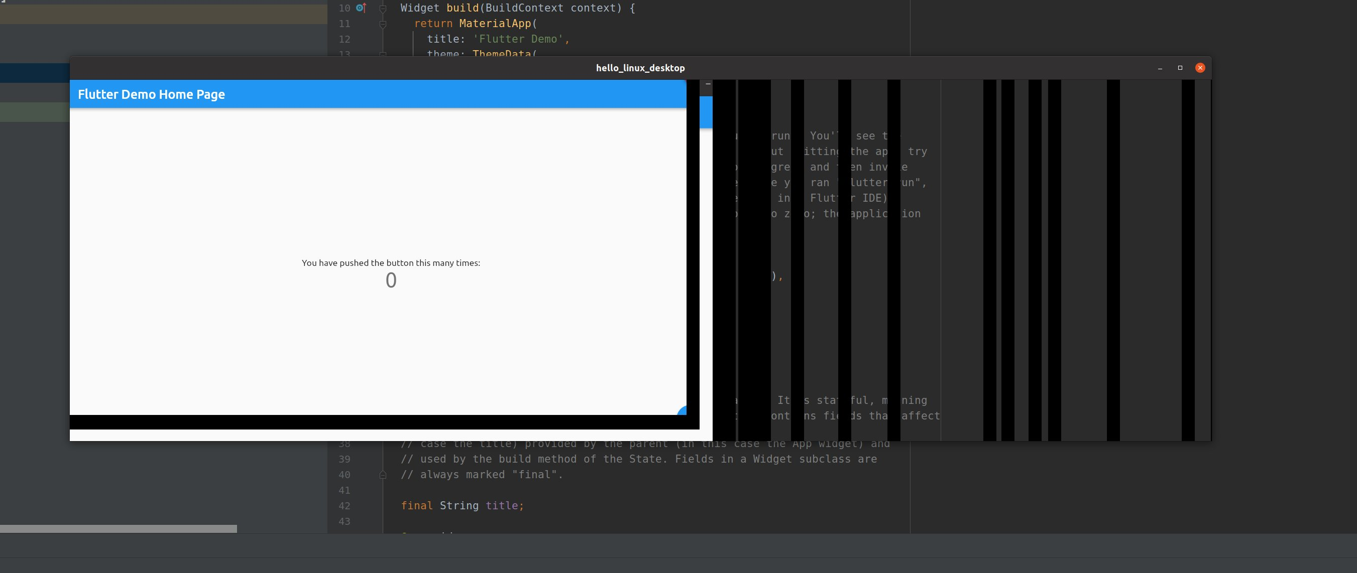 Crash Flutter in Linux | App looks wrong · Issue #77381 · flutter ...