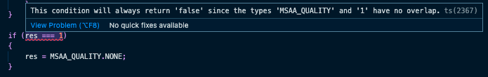 `FramebufferSystem > detectSamples` loose `res` variable type · Issue ...